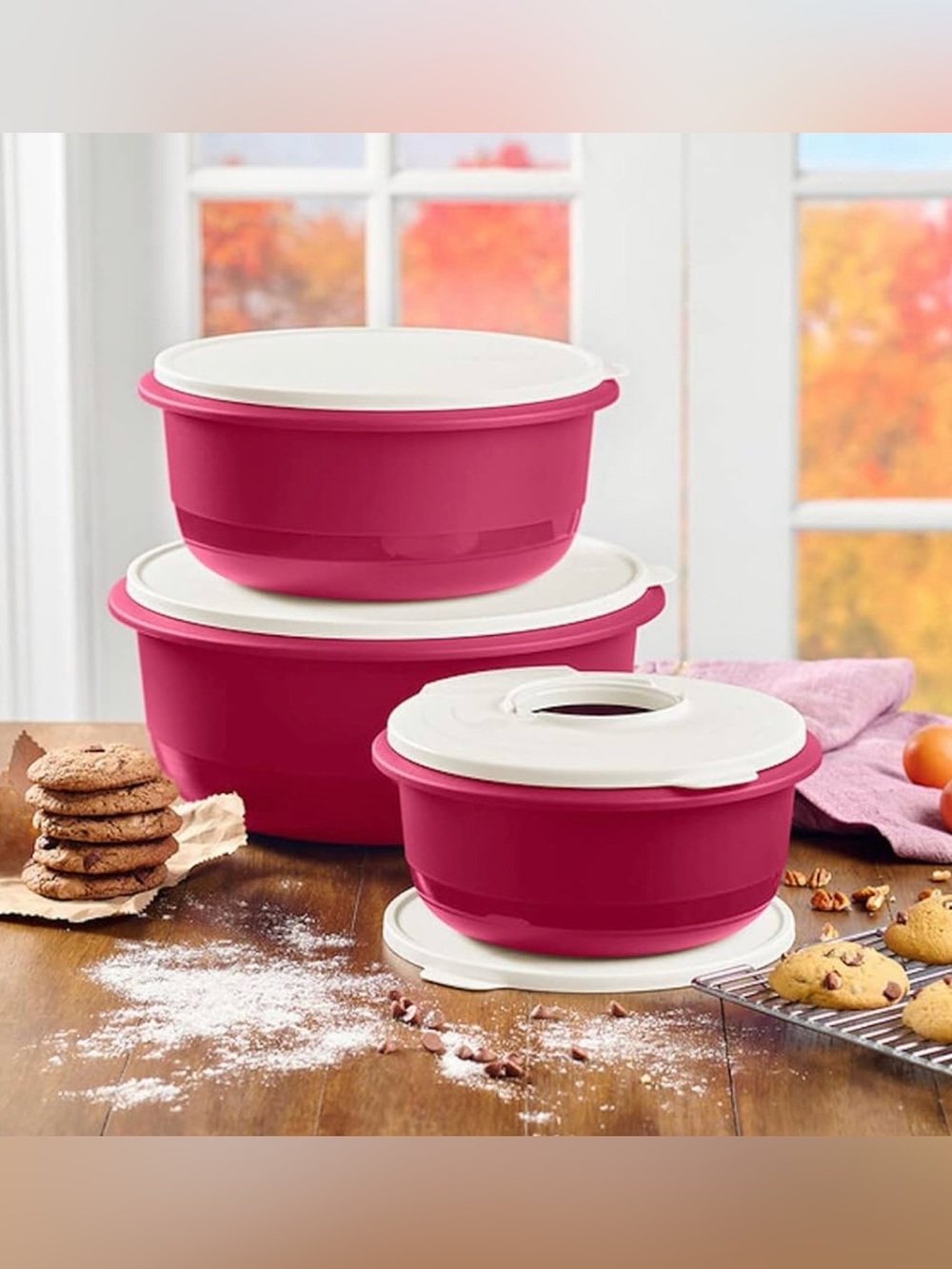Tupperware Ultimate Mixing Bowl 7 Piece Set - Dishwasher Safe & BPA Free
